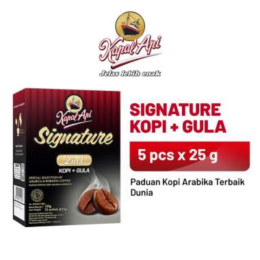 Kapal Api Signature 2 In 1 Kopi + Gula