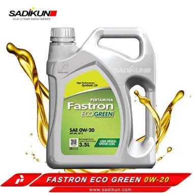 FS - Pertamina Fastron Ecogreen  0W-20 Api SN ILSAC GF 5 Oli Mobi [3.5 Liter]
