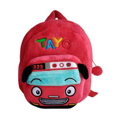 Tayo 0930010563 Beludru Tas Sekolah Anak - Red