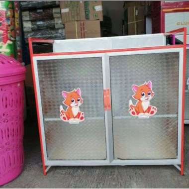 storemaja meja kompor gas / rak piring/ meja dispenser meja kompor 2 pintu rak kompor 2 pintu meja k