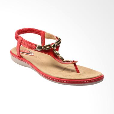 Carvil 51.CLS.003.K3/CLASSY-03 L Ladies Casual Sandal Wanita - Red