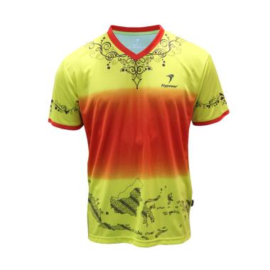 Flypower Bromo 4 Kaos Badminton Pria - Yellow