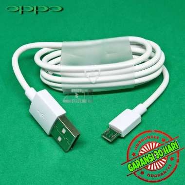 [ ORIGINAL ] Kabel Data Oppo A3S A37 A39 A57 A71 a73 Micro USB B PUTIH