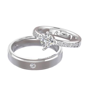 Spilla Jewelry CK-24 Sterling Silver 925 Cincin Couple
