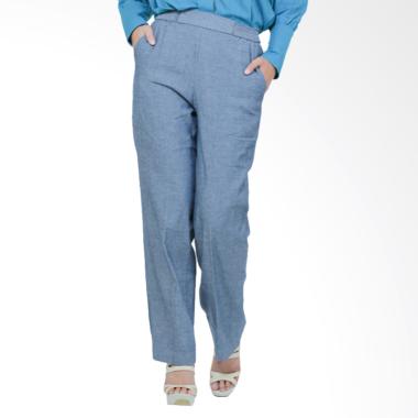 SYAHEERA Quinna Jeans Celana Panjang Muslim Wanita - Denim