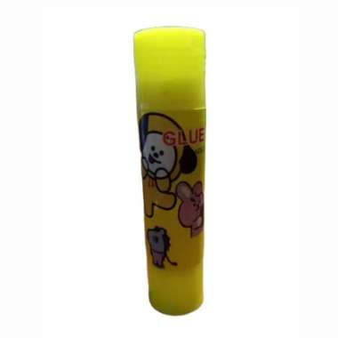 VANCO GLUE STICK / LEM STIK KECIL BERAT 10 GRAM KARAKTER BTS / BT21 kuning