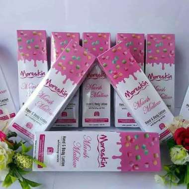 Pemutih Pencerah Kulit / HandBody Pemutih Badan Permanen / Pelembab Kulit Tangan - MORESKIN HandBody