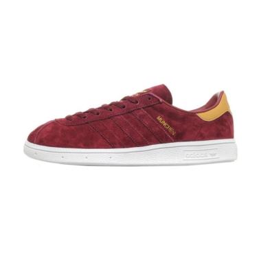 adidas Originals Munchen Sepatu Sneaker Pria - Burgundy [CQ1788]