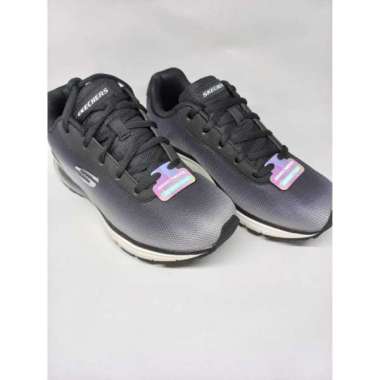 womens skechers black and white