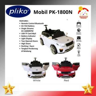 Pliko PK-1800N Range Rover Mobil Mainan Anak Red