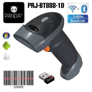 Panda 1D PRJ-BT888-1D Wireless Bluetooth 1D Laser Barcode Scanner [Android/ IOS]