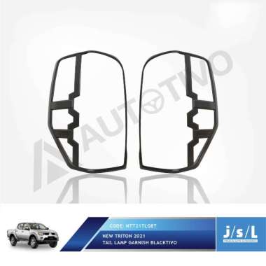 JSL Garnish Belakang New Triton 2021 Tail Lamp Garnish Blacktivo