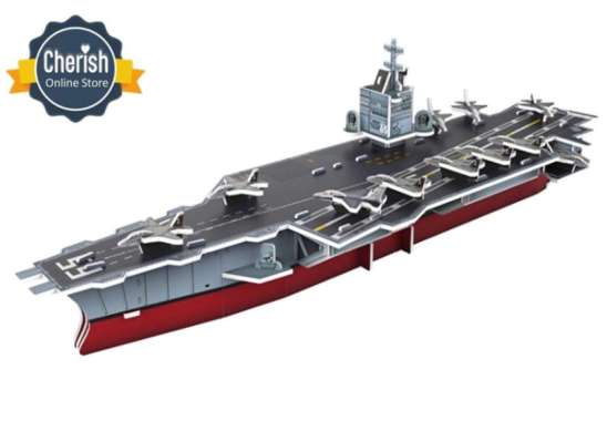 3D Puzzle Toy | Puzzle 3 Dimensi Aircraft Carrier | Toko Mainan Online