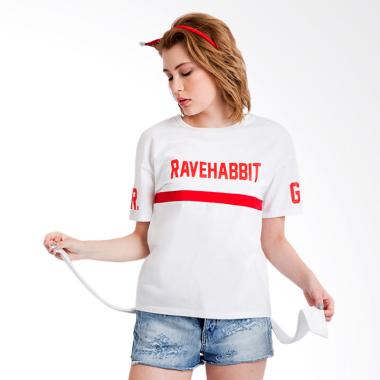 Rave Habbit Carol Tshirt Wanita - White