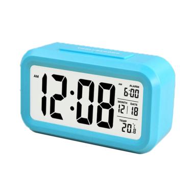 Jam Meja Digital With Alarm JM001 - Blue
