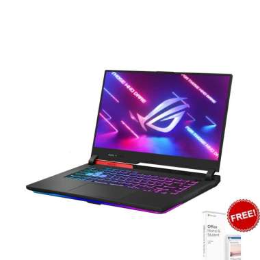Asus ROG Strix G15 G513QC-R735B6T-O Laptop [R7-5800H/RTX3050-4GB/8GB/512GB SSD PCIe/WIN10/15.6" IPS FHD/144Hz/Include Ms. Office/Bag] Black