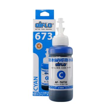 Tinta Epson 673 Murah Aiflo L-Series L800 L850 L1800 100ml Cyan