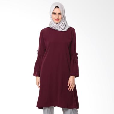 Jfashion Two Tones Tunik Liora Combination Abu Muda Daftar Source · Covered Up Iswara Tunik Muslim