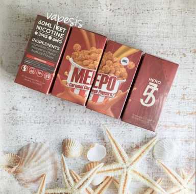 Meepo 6mg Popcorn Caramel Liquid Vape Hero 57 Murah 6mg 2024