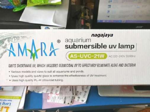 Lampu uv amara uvc 21 watt lampu anti lumut aquarium