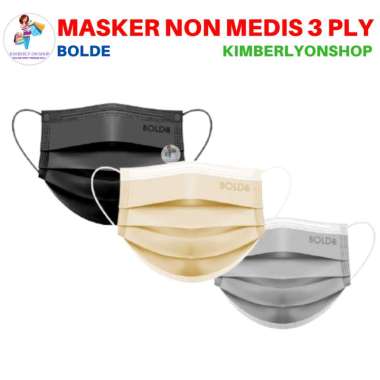 Masker Non Medis Active Mask / Masker 3Ply 50 Pcs BOLDe