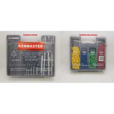 Mata Bor Set KENMASTER Kayu Besi Beton Obeng Fischer