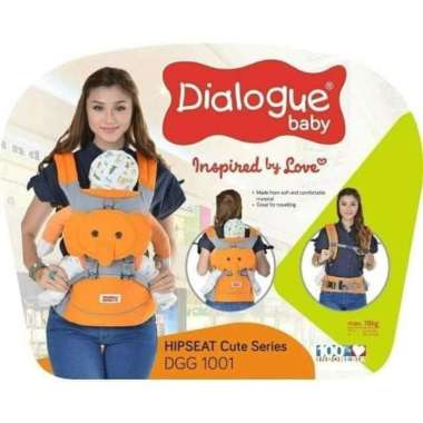 Gendongan bayi Hipseat Dialogue Baby Cute Series- Gendongan bayi gajah