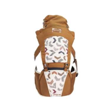 Snobby Gendongan Bayi Hipseat Artsy Series - cokelat