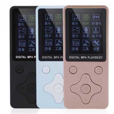 MP4 Player Mini Mp3 Portable Music Player TF Card Slot - T1 Hitam