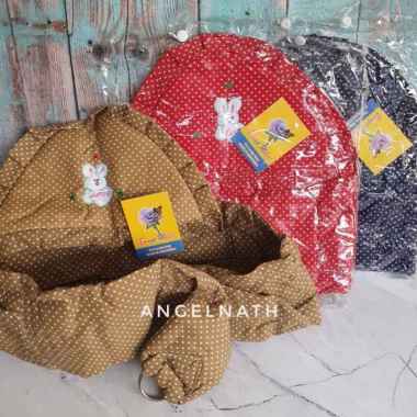gendongan samping bayi topi motif polos bagus murah