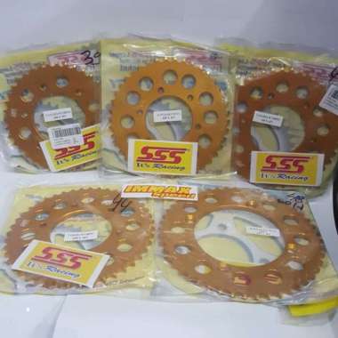 Gear Set Sprocket ALLOY DURAL ALMU ALUMUNIUM ALMUNIUM 415 Honda Suzuki Yamaha Sonic Satria F150 Fu 1