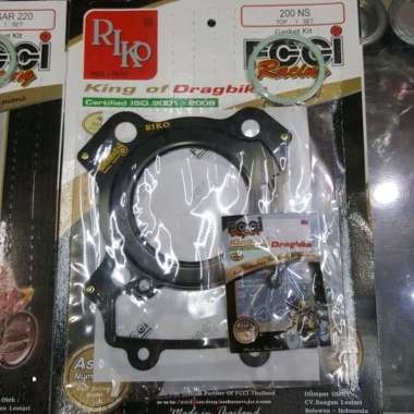 Packing Perpak TOPSET Bajaj Kawasaki Pulsar NS200 NS 200 220 200NS Paking Block Blok Head Seal Klep 