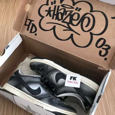 Nike SB Dunk Low Premium Qk Haze || black white