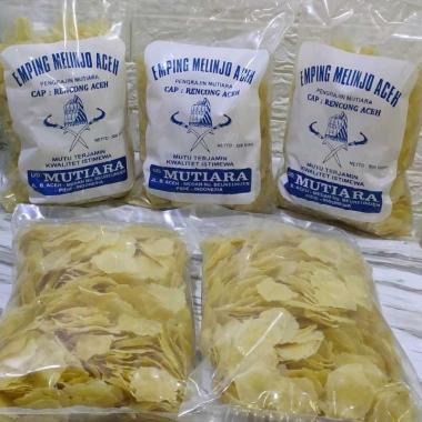 Emping Aceh tipis Grade A 500 gram (mutiara)