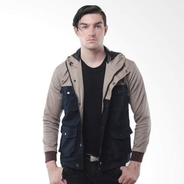 Alphawear Parka Trend Color Style Jaket Pria - Coklat
