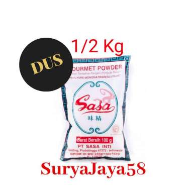 Sasa 1/2kg | Sasa 500g | Penyedap Rasa [1 dus/ isi 24 bungkus @1/2kg] |Penyedap rasa sasa / micin/ M