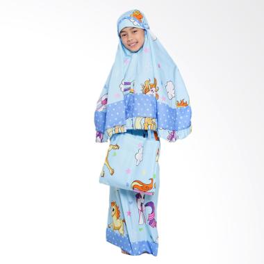 Zahra Kids Little Pony Star Mukena Anak - Blue