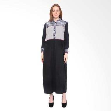 JAVA SEVEN JSR 342 Long Dress Wanita - Hitam Kom