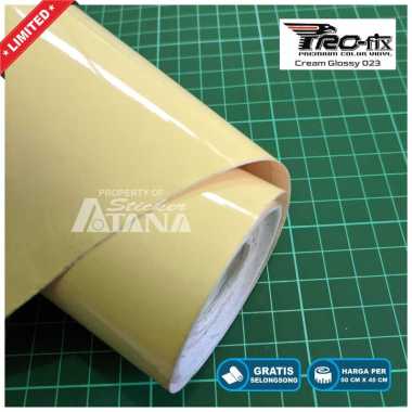 Skotlet Scoopy Cream Glossy Scotlet Krem Stiker Beige Sticker Meteran Decal Roll Scotlite Sepeda Mot