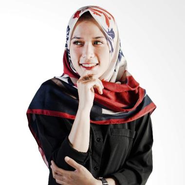 Miranti Scarf Jilbab Segiempat - Red White