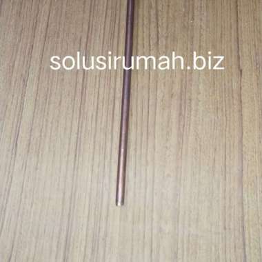 PIPA PADAT BULAT TEMBAGA 6MM PER1CM 6 MM 1/8 inch 1/8" +- COPPER AS