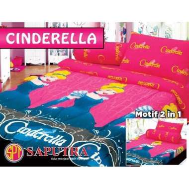 Saputra Sprei 120x200 Cinderella / Seprai No 3