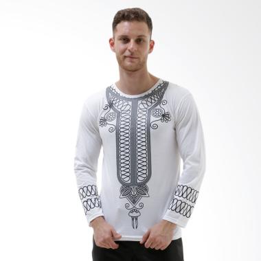 VM Black Panther Baju Koko Pria - Putih [BP-02]
