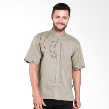 Aitana Bordir Baju Koko Pria - Olive [YN-11726-SS]