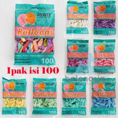 Balonasia balon pastel mini 5 Inch (Isi 100) Pink