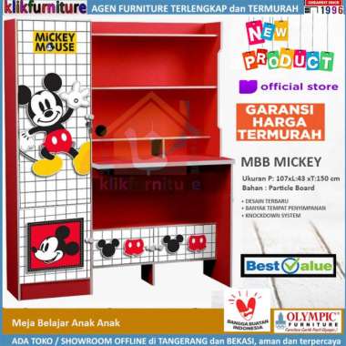 Meja Belajar Anak Anak Motif MBB MICKEY Olympic