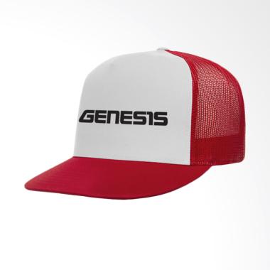 IndoClothing Genesis Yamaha Topi Trucker - Merah Putih