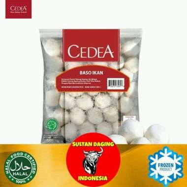 CEDEA BASO IKAN 500 GRAM 25 BUTIR/ BAKSO IKAN BESAR/ BASO IKAN BESAR/BASO IKAN CEDEA/BASO IKAN CEDEA