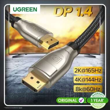 Ugreen 8K DisplayPort 1.4 Male to Male DP 2M nylon 60843