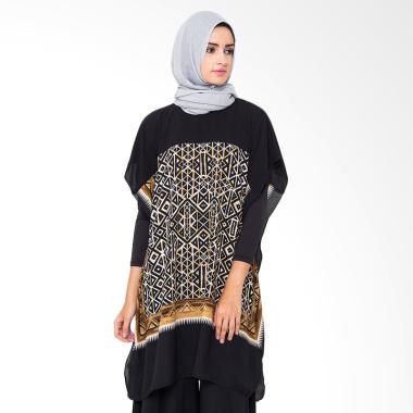 Delarosa Tribal Brownyck Top Atasan Muslim